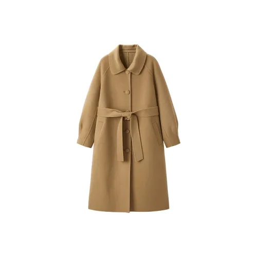 LEDIN Coats Women's Camel In Stock