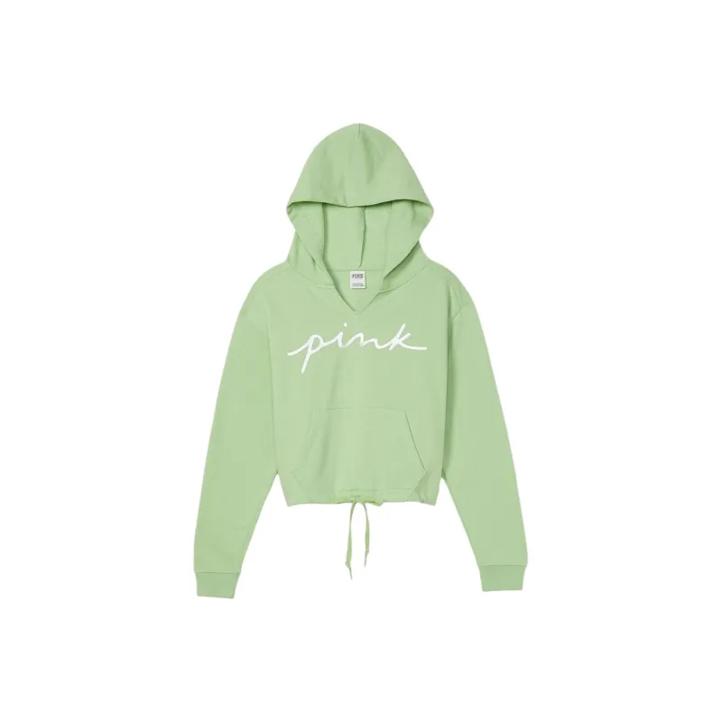 Victoria's Secret PINK Sweatshirt Women's Light Green-0