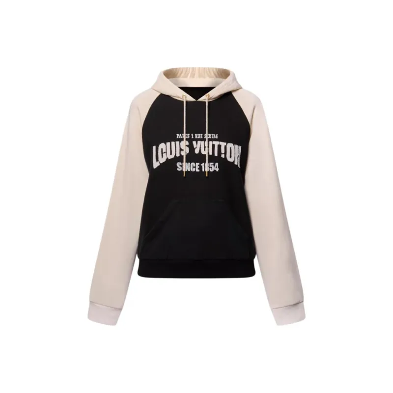 LOUIS VUITTON SS25 Sweatshirt Women's Black White-0