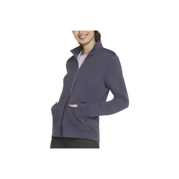 Skechers GO WALK EverywhereSkech-Sweats Jackets Coats Women's Purple/Charcoal Gray