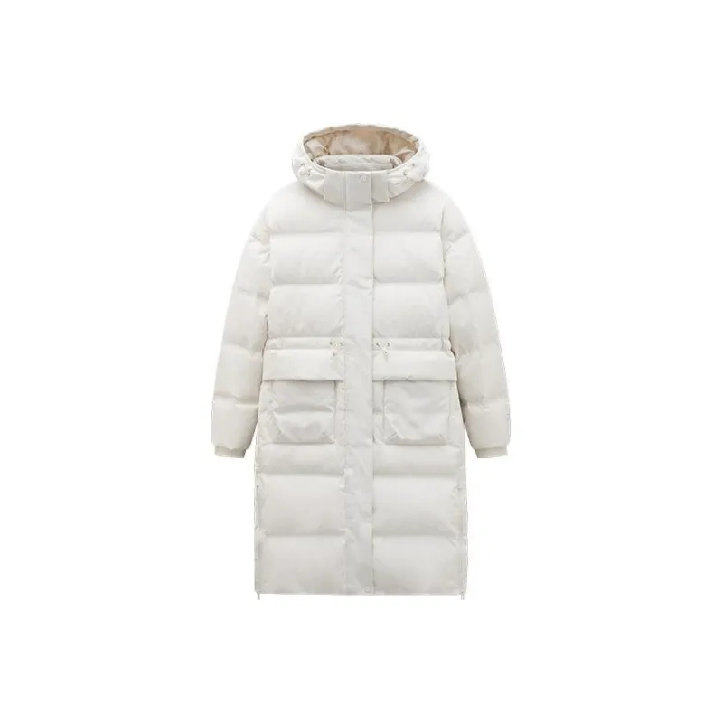 ANTA Life Collection Down Jackets Women's Euryale Stone White-0