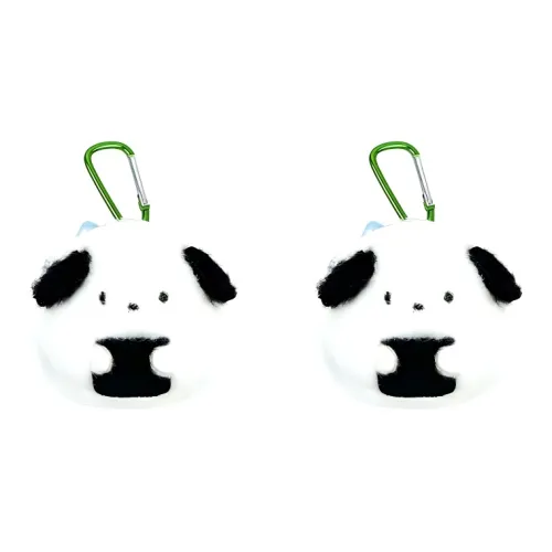 Sanrio Pochacco Coin Purse Accessory Box Mountaineering Buckle 2 Pcs Dolls Plush Pendant 7.5cm Height
