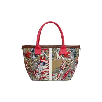 HERMES So Canvas Tote Bag, Shopping Bag, Shoulder Bag, Handbag Women's Multicolor