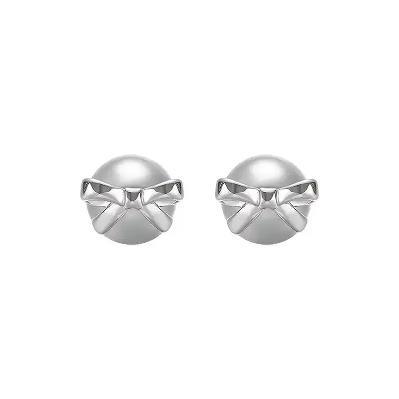 TAOHUAZHAOZHAO S925 Silver Stud Earrings Women's-0