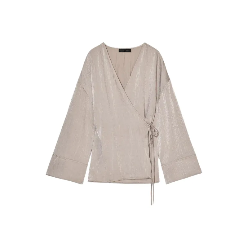 ZARA Jackets & Coats Women's Light Beige-0