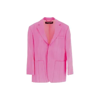 Jacquemus La Veste D'Homme Square Jacket Pink