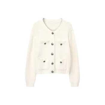 LINCchic Knitwear Women's Oyster White