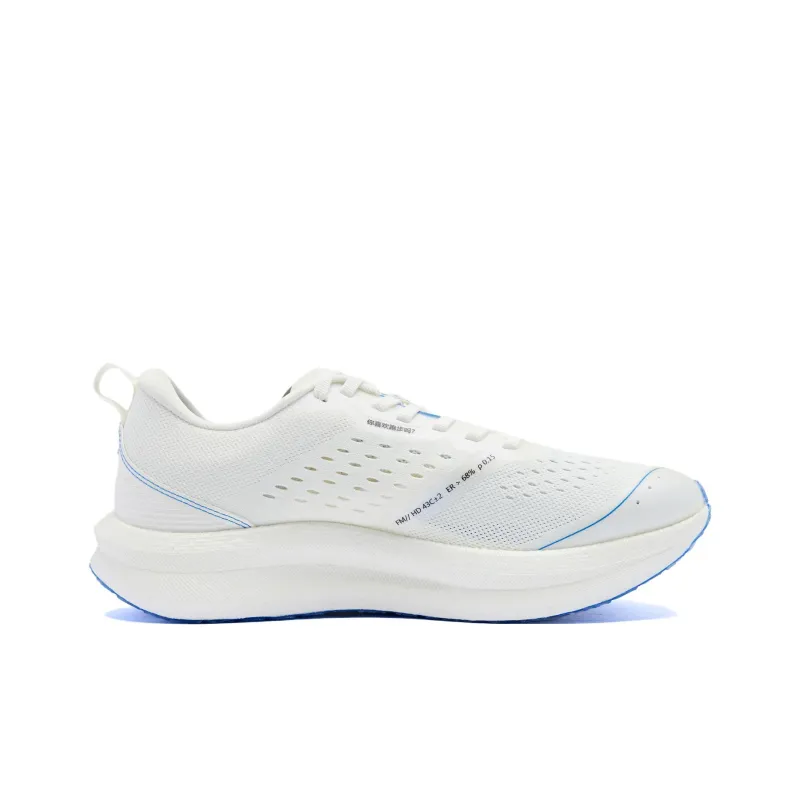 QIAODAN Strong Wind SE Strong Wind Blowing Low Top Running Shoes Men's White Blue Red-2