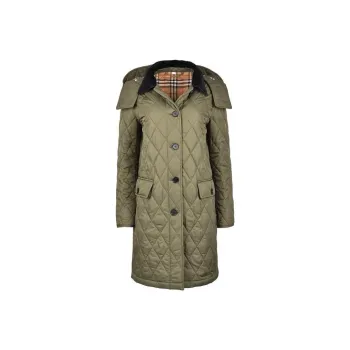 Burberry FW23 Women's Button Up Coat 'Military Green'