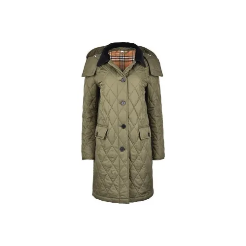 Burberry FW23 Women's Button Up Coat 'Military Green'