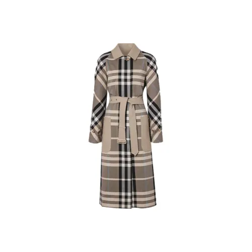 Burberry Coats Women's Soft Yellow Umber