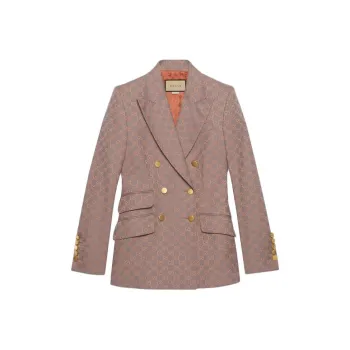 GUCCI Gg Jacquard Double breasted Blazer