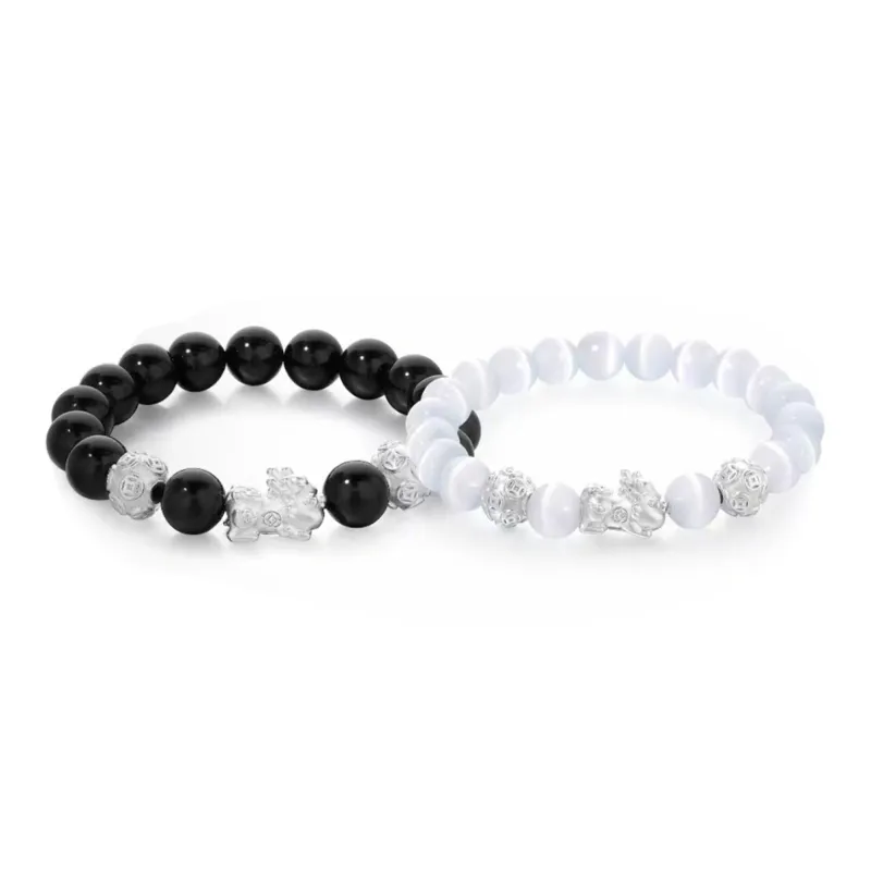 ZKY Obsidian Jade Bracelets Unisex-6