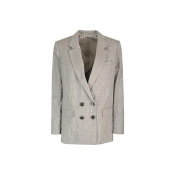 ISABEL MARANT Checked Double Breasted Blazer