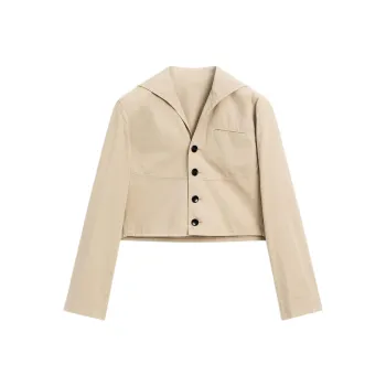 Massimo Dutti Jackets & Coats Women's Ecru