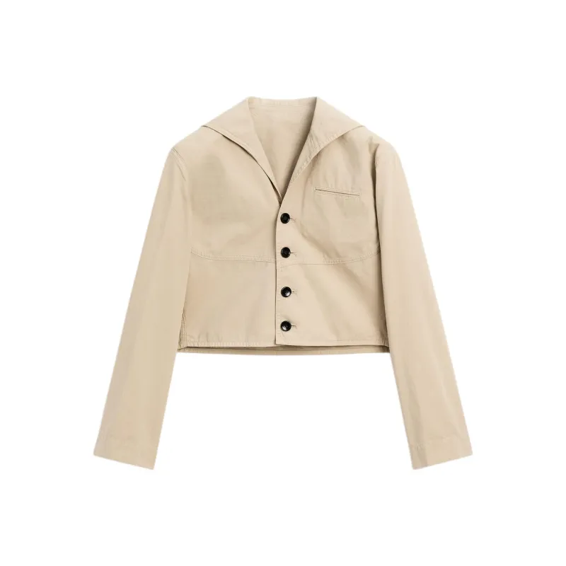 Massimo Dutti Jackets & Coats Women's Ecru-0