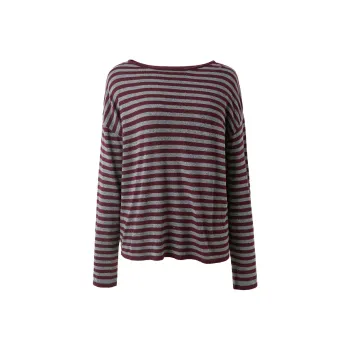 3COLOUR Knitwear Women's Cherry Red Stripes