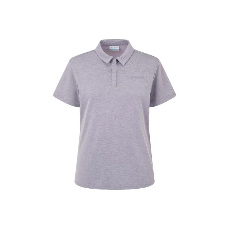 Columbia SS25 LittleWoodHike Polo Shirt Women's Light Purple-0