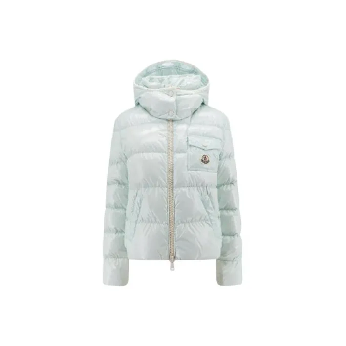 Moncler Logo Patch Zip-Up Puffer Jacket-0
