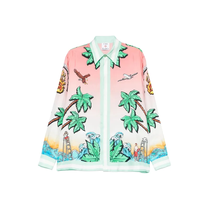 CASABLANCA Tennis Club Shirt-0