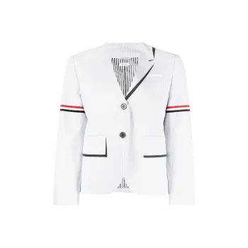 THOM BROWNE Trompe L'oeil Striped Blazer