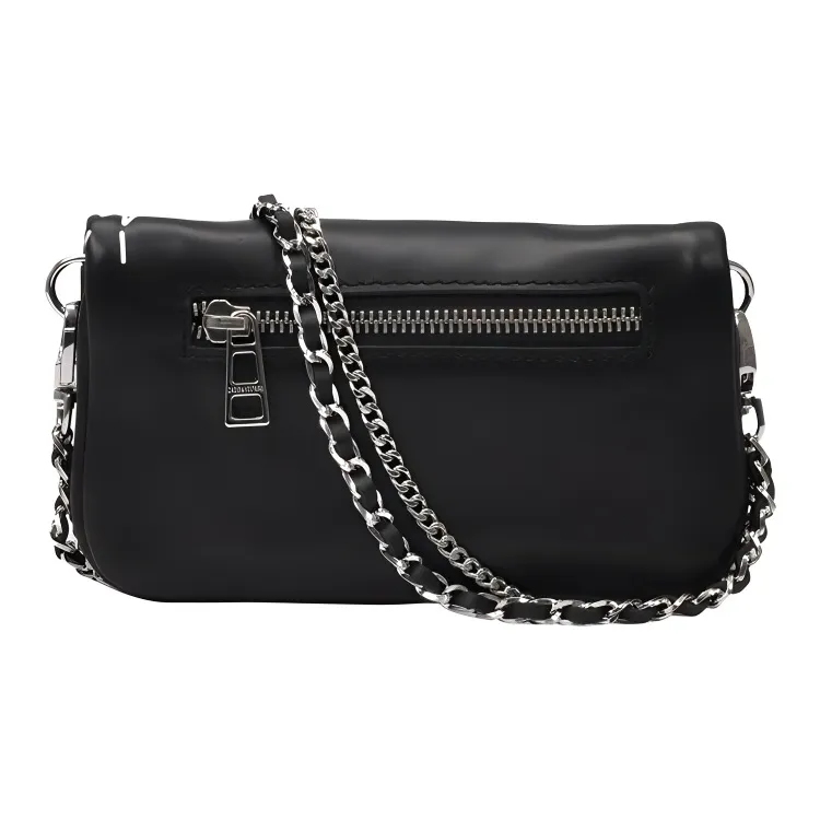 Zadig & Voltaire Leather Shoulder Bag Crossbody Bag Women's Black-2