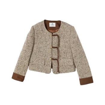 XIANGYING Jackets & Coats Women's Camel