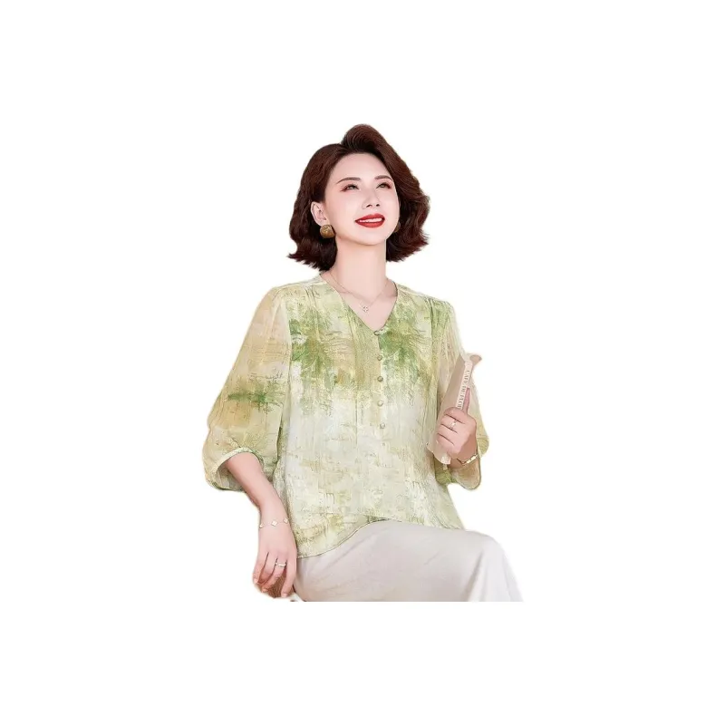 PIERRE CARDIN Chiffon Shirt Women's-7