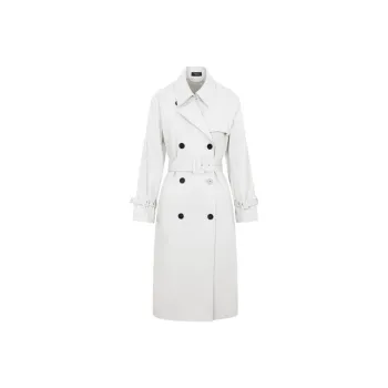 THEORY Double-breasted Belted Trench Coat