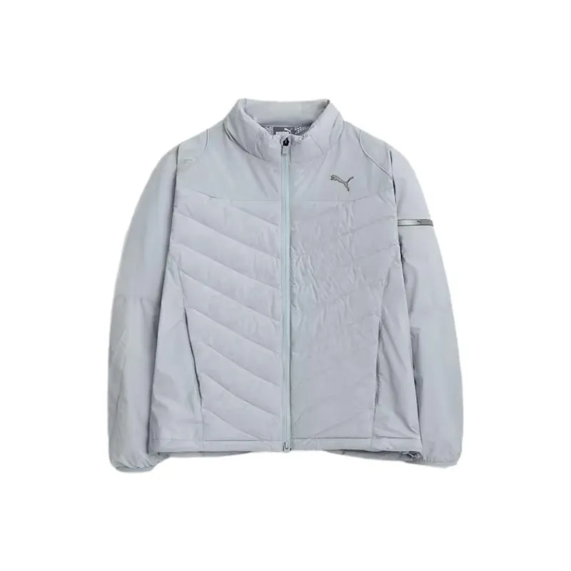 PUMA ULTRA2 Shield Goose Hybrid Jacket Down Jacket Women's Feather Gray-0