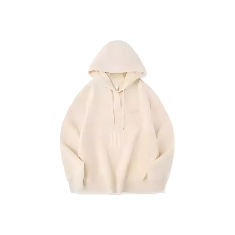 QIAODAN Sports Life Collection Sweatshirt Women's Flowing Cloud White-0