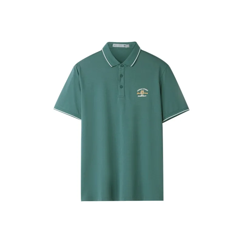 HLA Chinese Dragon Series Polo Shirt Men's-17