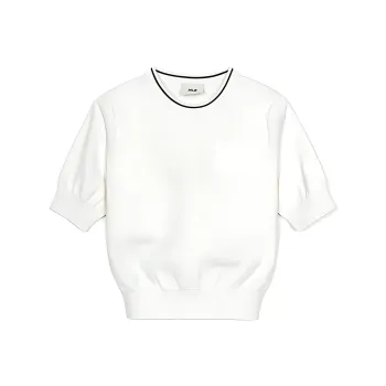 MLB New York Yankees SS25 Knitwear Women's Cream White