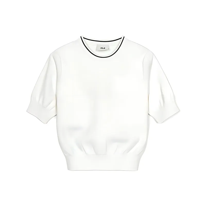 MLB New York Yankees SS25 Knitwear Women's Cream White-0