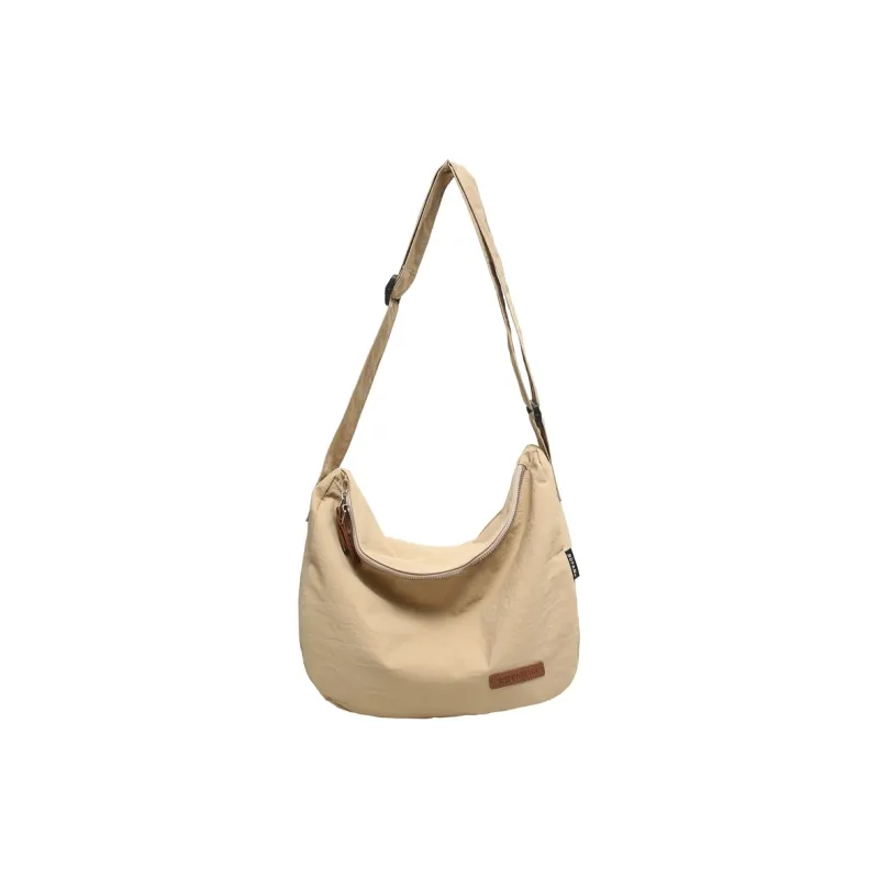 Single Warehouse Nylon Crossbody Bag, Shoulder Bag Regular Unisex White/Black/Khaki/Green-2