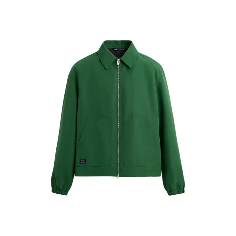 ZARA Jackets Coats Women's Green-0