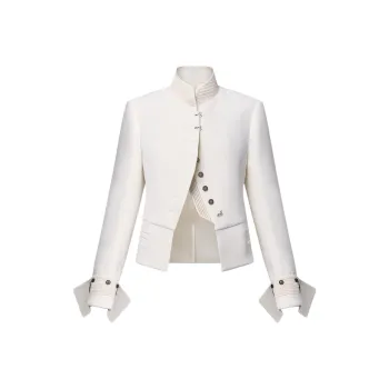 LOUIS VUITTON Wool Crepe Riding Jacket