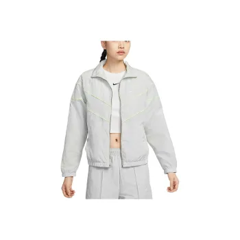 Nike Jacket Women's Light Silver/Mild Yellow Green/White