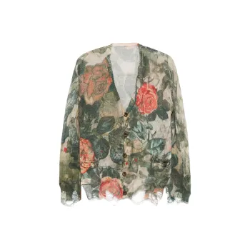 R13 Floral print Cardigan