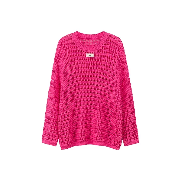 CHUU Knitwear Women's Dark Rose Red-0