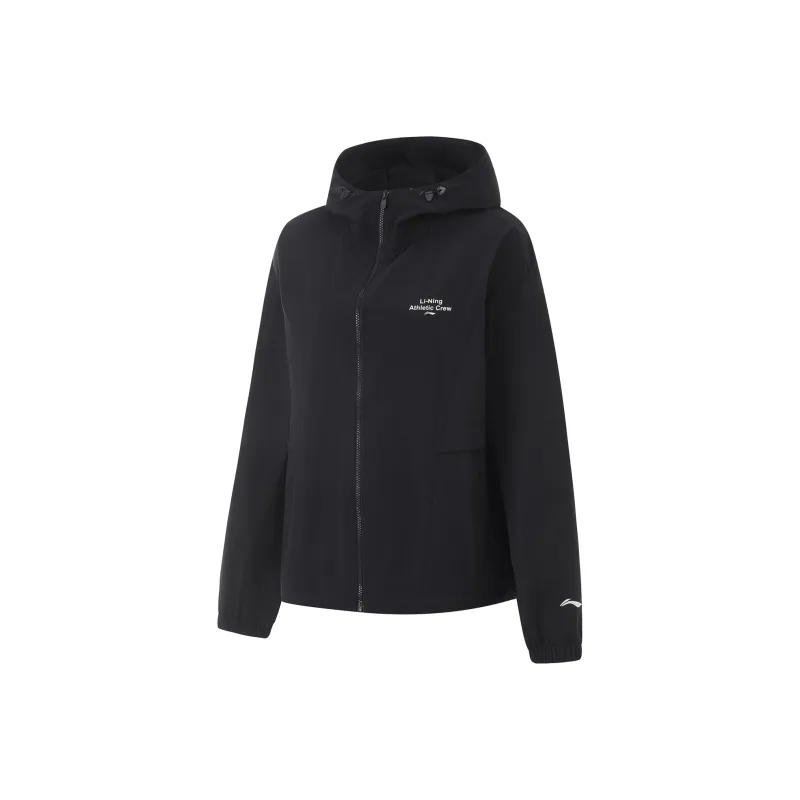 LiNing Lotus Leaf Jackets Coats Women's Black-0