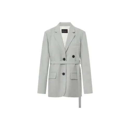 MO&CO Business Suits Women's Linen Green