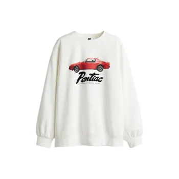 H&M Sweatshirt Women's Cream/All Cars