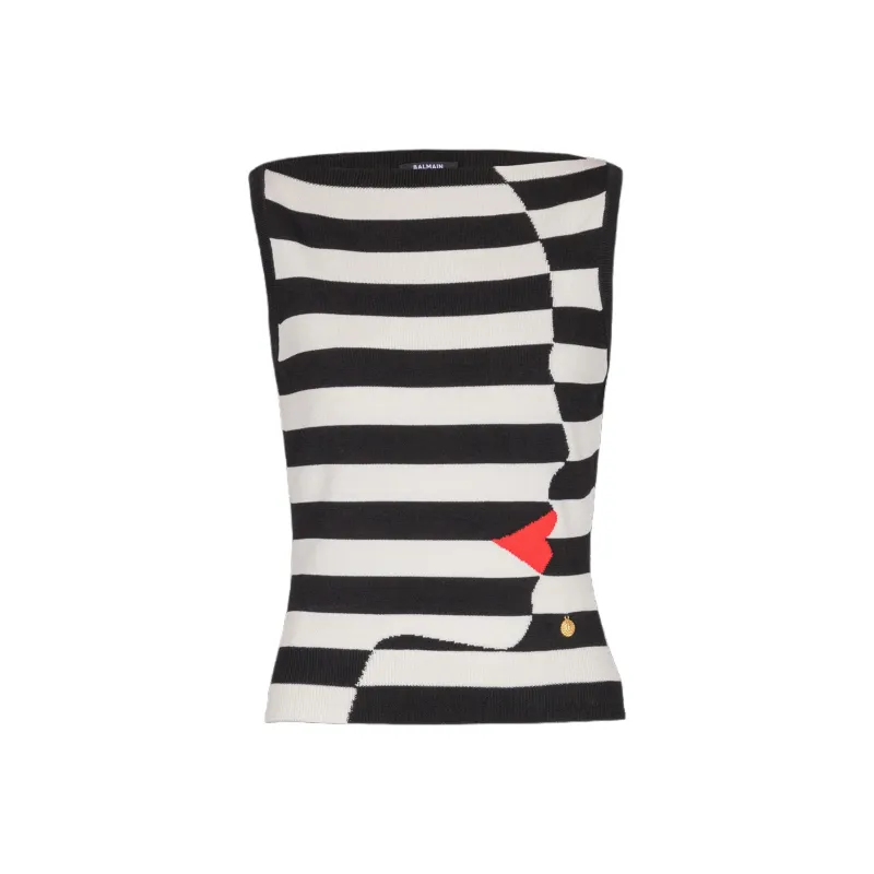 BALMAIN SS25 Knitwear Women's Black-0