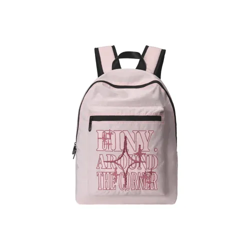 HINY Polyester Backpack Women's Dusty Pink