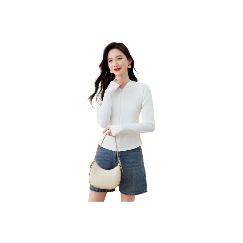 X MOOM Jacket Women's Ivory White-0