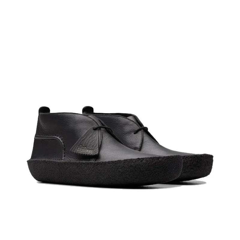 Clarks Desert Rain Ankle Boots Men's Black-2