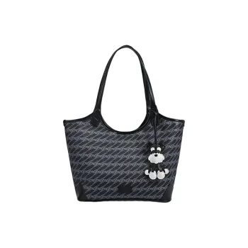 Yalu PU Shoulder Bag Women's Truffle Black