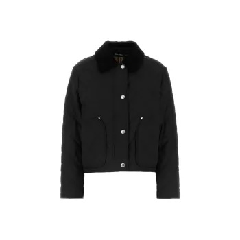 Burberry Long Sleeved Press-Stud Jacket