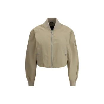 Moose Knuckles Logo Plaque Zipped Bomber Jacket
